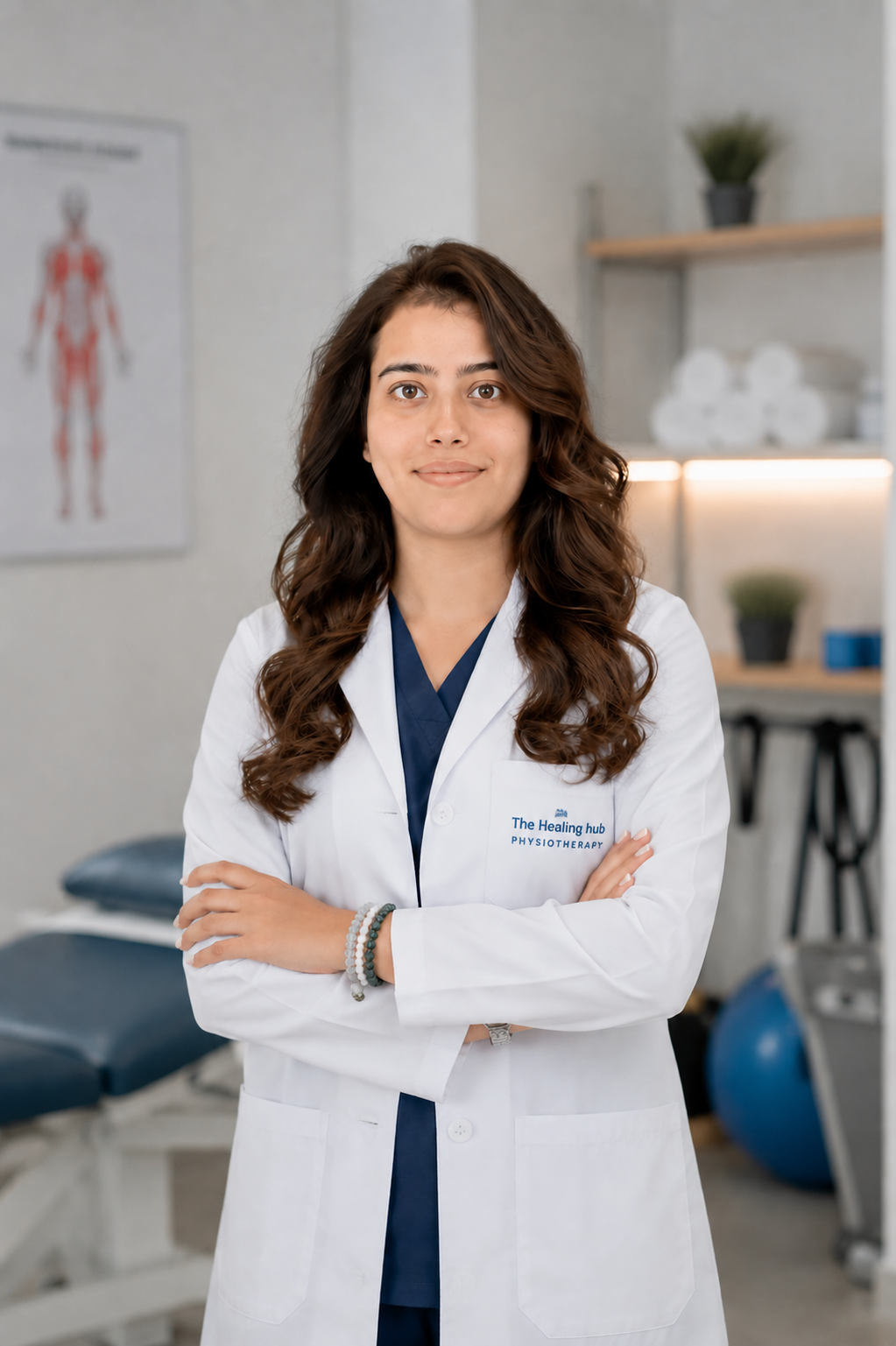 Professional physiotherapist portrait
